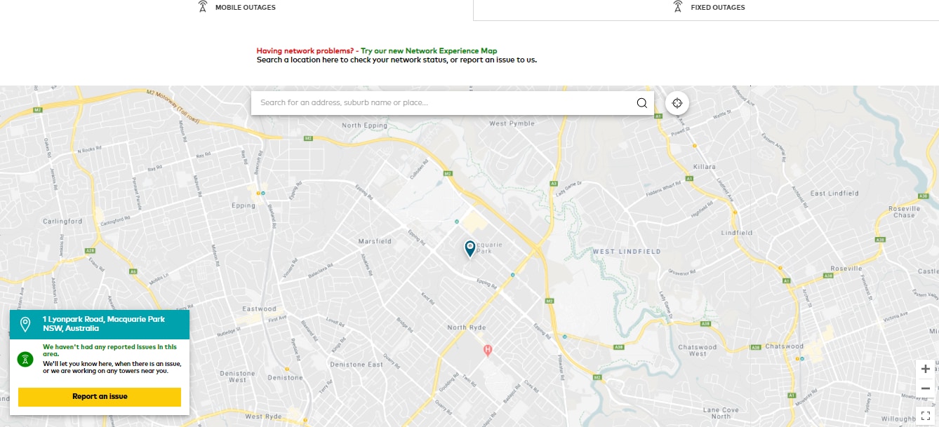 Optus is there when you’re down with its new mobile network status map